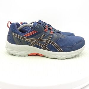 Asics Gel-Venture 9 1011B486 Mens US 11 Running Shoes Blue Athletic Sneakers